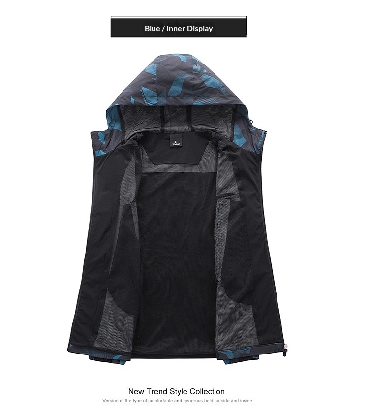 boy Boy Cross-Border Men's Spring And Autumn Hiking Thin Casual Quick-Dry Windbreaker Outdoor Sports Hooded Jacket_voghion.com
