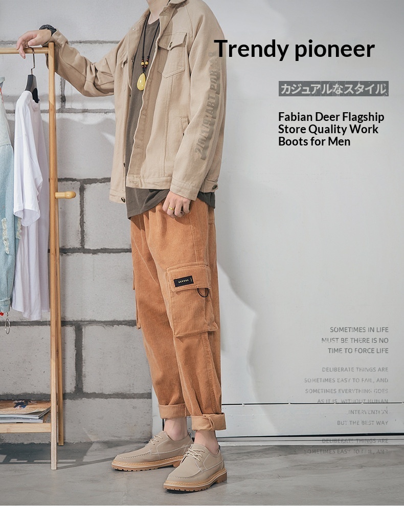 Voyage Wiosna Jesień Męskie Trendy Oryginalne Casualowe Oxfordy Praca Brytyjska Moda Skórzane Europejskie i Amerykańskie Buty Brogsy Dla Mężczyzn_voghion.com