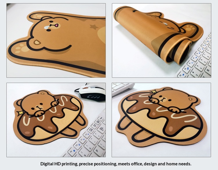 NeoGear NeoGear NeoGear Tappetino per mouse da ufficio con animali dei cartoni animati a forma speciale all'ingrosso_voghion.com