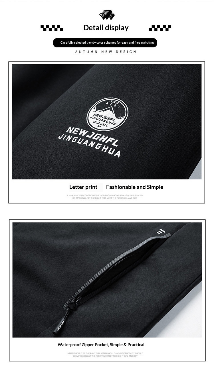 boy Boy 2025 New Main Promotion Detachable Hood Men's Windbreaker Casual Windproof Jacket For Young And Middle-aged Men_voghion.com