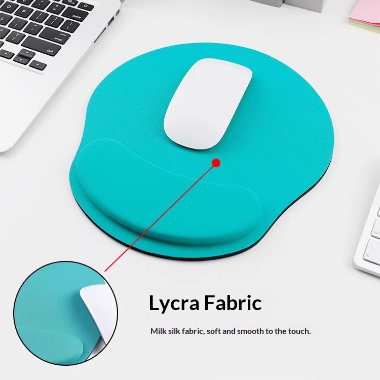 NeoGear NeoGear NeoGear Ice Silk Rest Mouse Pad For Men And Women, Solid Color Computer Laptop Pad, 3D Stereo Wear-resistant Silicone Wrist_voghion.com