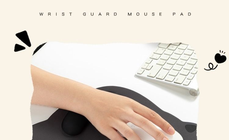 NeoGear NeoGear NeoGear Carino, resistente allo sporco, supporto per il polso, tappetino per mouse 3D, semplice e portatile, piccolo gatto arancione, scrivania da ufficio, fascia alta_voghion.com