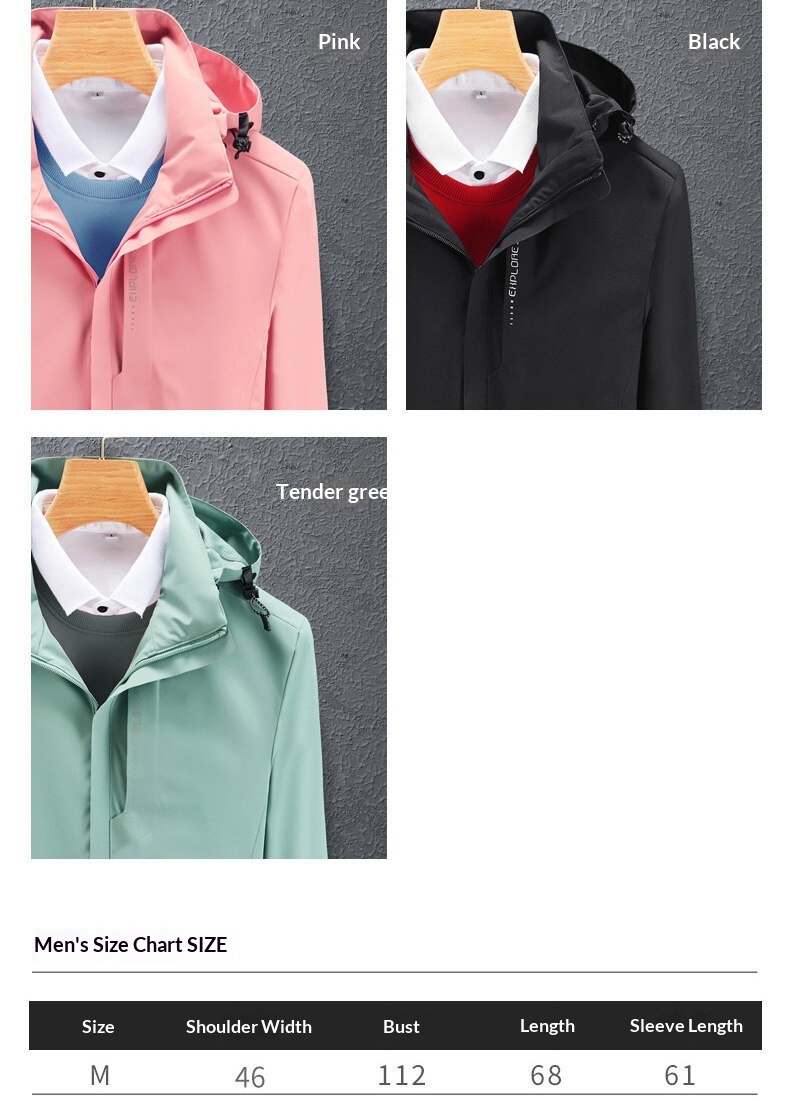 boy Boy Factory Direct Sale Spring Autumn New Outdoor Single Jacket For Women And Men, Couple's Windbreaker, Hooded Solid Color_voghion.com