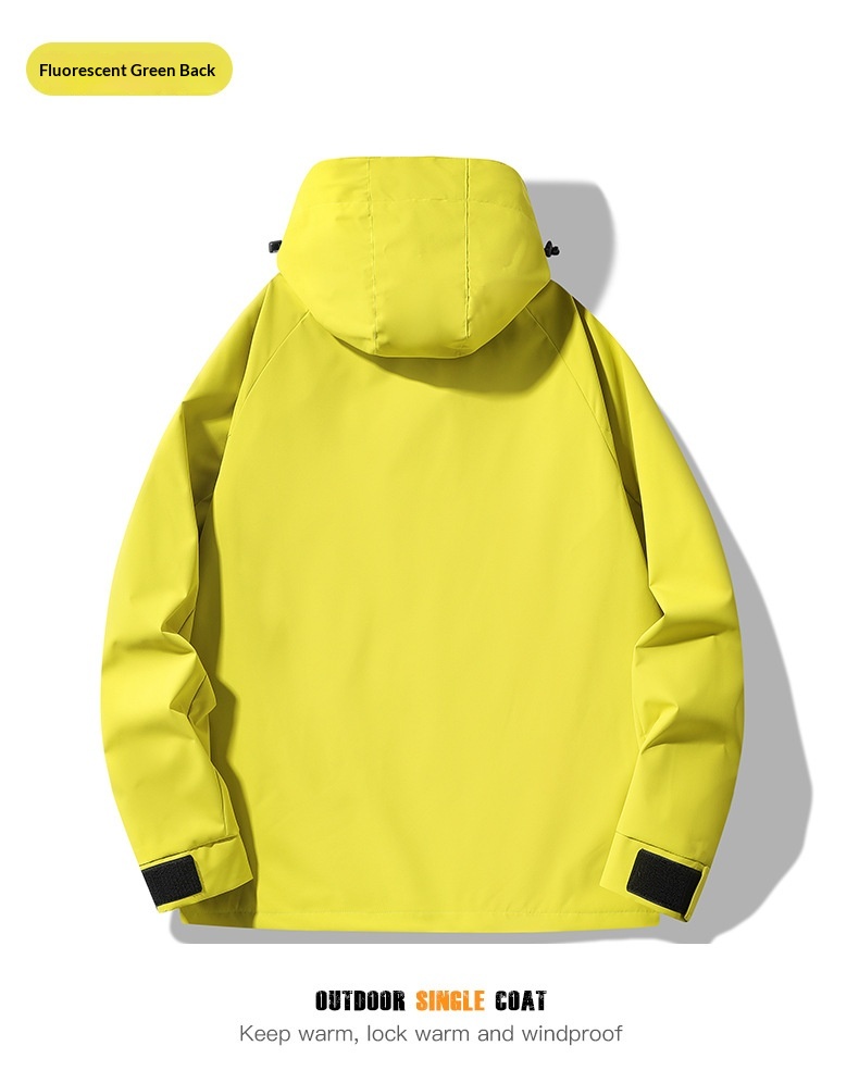 Giacca a vento da donna in stile giapponese, tinta unita, sottile, antivento e impermeabile, per primavera e autunno, a strato singolo_voghion.com