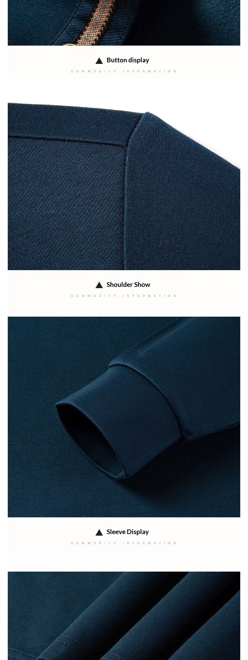 chłopiec Chłopiec Mieszanka wełny Lekka szczotkowana podszewka wewnętrzna Jesień Zima Swobodna męska koszulka polo Długi rękaw Ciepła Wysoka jakość Możliwość dostosowania_voghion.com