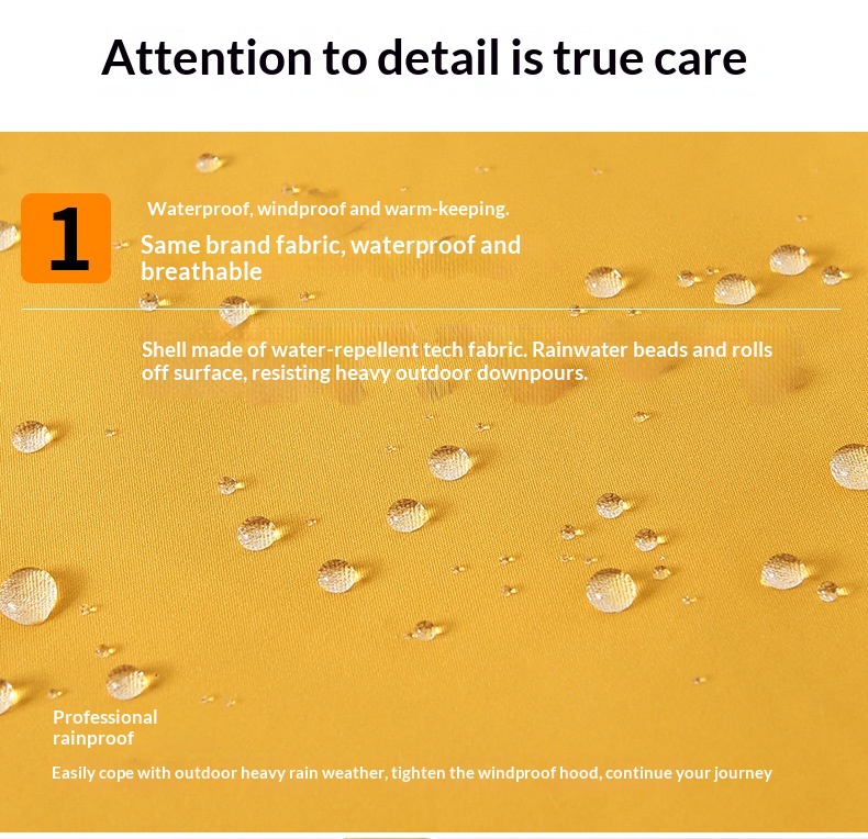 Boy Damen Drei-in-Eins Fleece-Daunenjacke mit wind- und wasserdichtem Futter für Outdoor-Reisen, geeignet für Damen und Herren, Kälteschutz_voghion.com