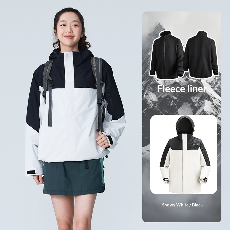 boy Boy Tuo Road Same Style Suzaku Red Jacket For Women Outdoor National Standard Waterproof Men's Three-in-One Windproof_voghion.com