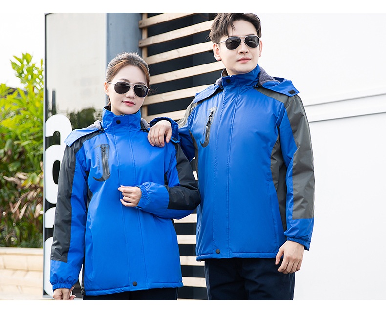 Veste de travail d'hiver personnalisée pour garçon, rembourrée en coton, doublée polaire, coupe-vent et épaisse, avec impression personnalisée._voghion.com