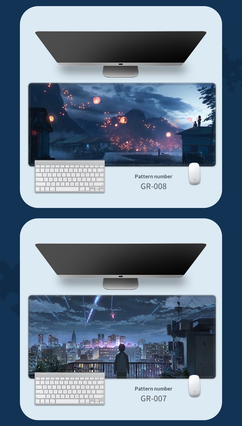 NeoGear NeoGear NeoGear Mouse per computer Extra Large Spesso Resistente allo sporco E-Sports per ragazzi Gioco Animazione bidimensionale Merchandise per fan Scrivania_voghion.com