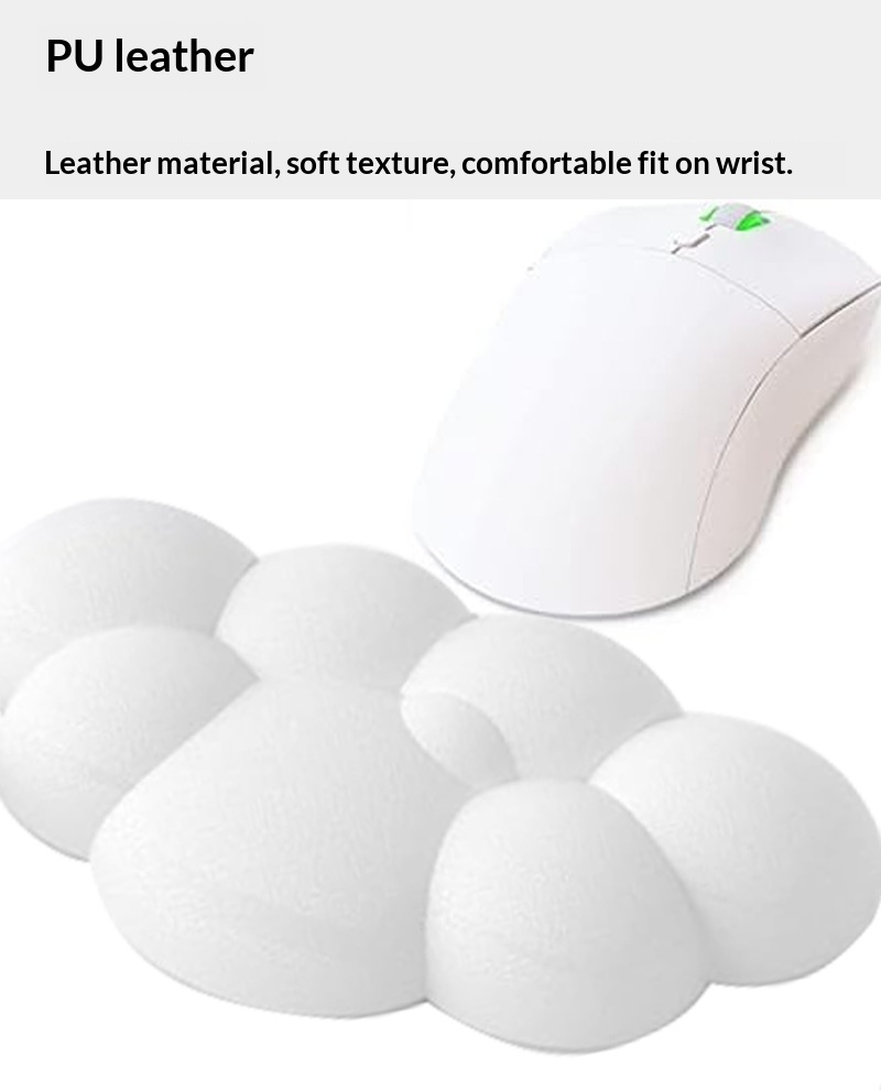 NeoGear NeoGear Repose-poignets/clavier en silicone à mémoire de forme, grand format, pour bureau ou bureau, antidérapant_voghion.com