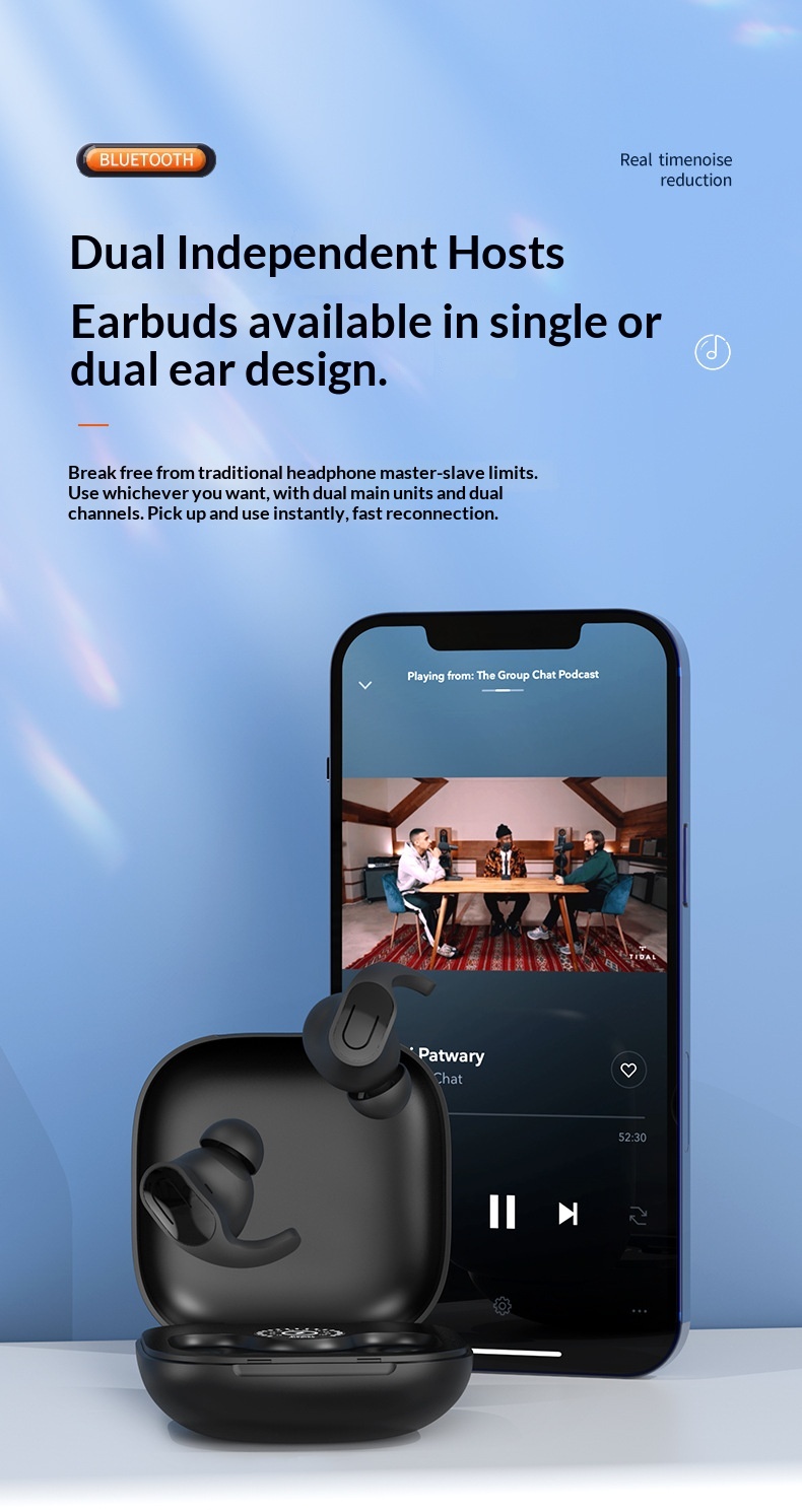 NeoGear NeoGear Cross-border TWS True Wireless Bluetooth Earbuds High-Quality Sound In-Ear Running Sports Long Battery Life Gaming_voghion.com