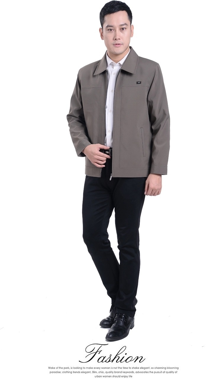 Frühlingsjacke für Jungen, Freizeitjacke, Herrenbekleidung für Männer mittleren und höheren Alters, Herbstoberbekleidung für Senioren_voghion.com