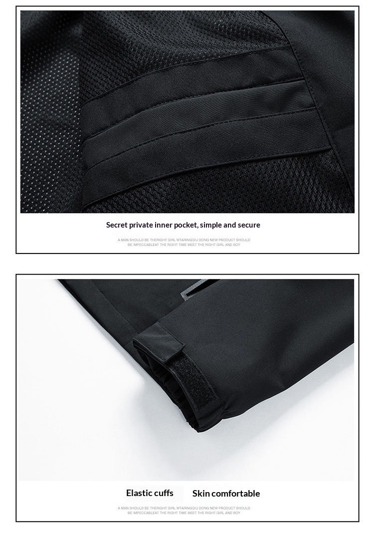 boy Boy 2025 New Main Promotion Detachable Hood Men's Windbreaker Casual Windproof Jacket For Young And Middle-aged Men_voghion.com