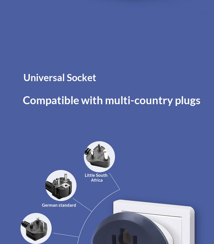 NeoGear NeoGear NeoGear NeoGear Deutscher Steckdosen-EU-Standard Bali Russland Deutschland Reise-Netzadapter Steckerkonverter_voghion.com