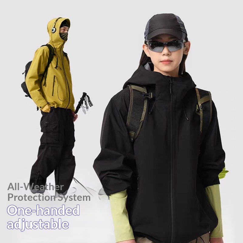 Boy Bird House Jacke im gleichen Stil für Damen, einlagige Herren-Wanderjacke, hohe Atmungsaktivität und Feuchtigkeitsdurchlässigkeit_voghion.com