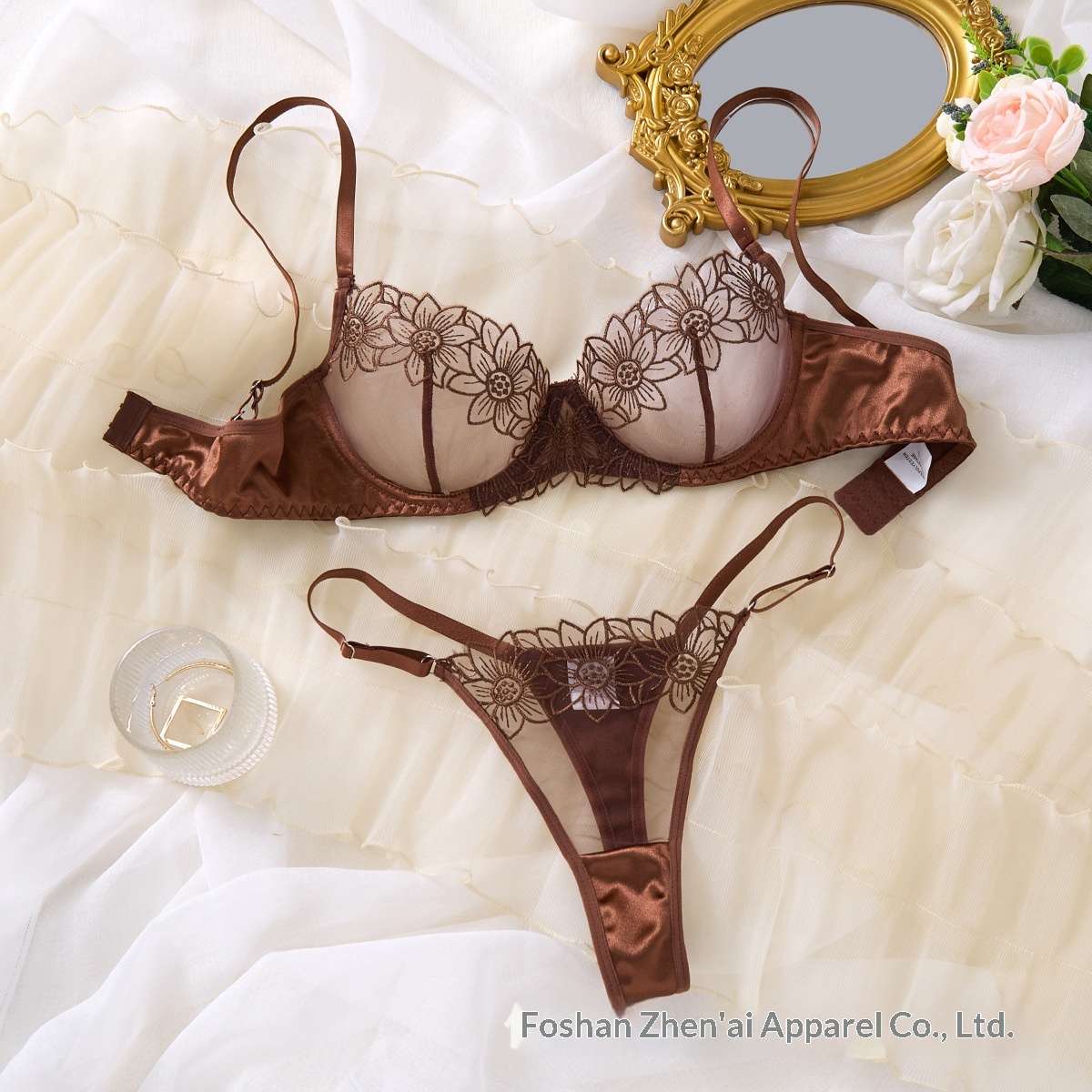 Eros Lab 2025 New Cross-Border European American Sexy Lingerie For Women Ultra-Thin Hollow Temptation Bra And Thong Set 126_voghion.com