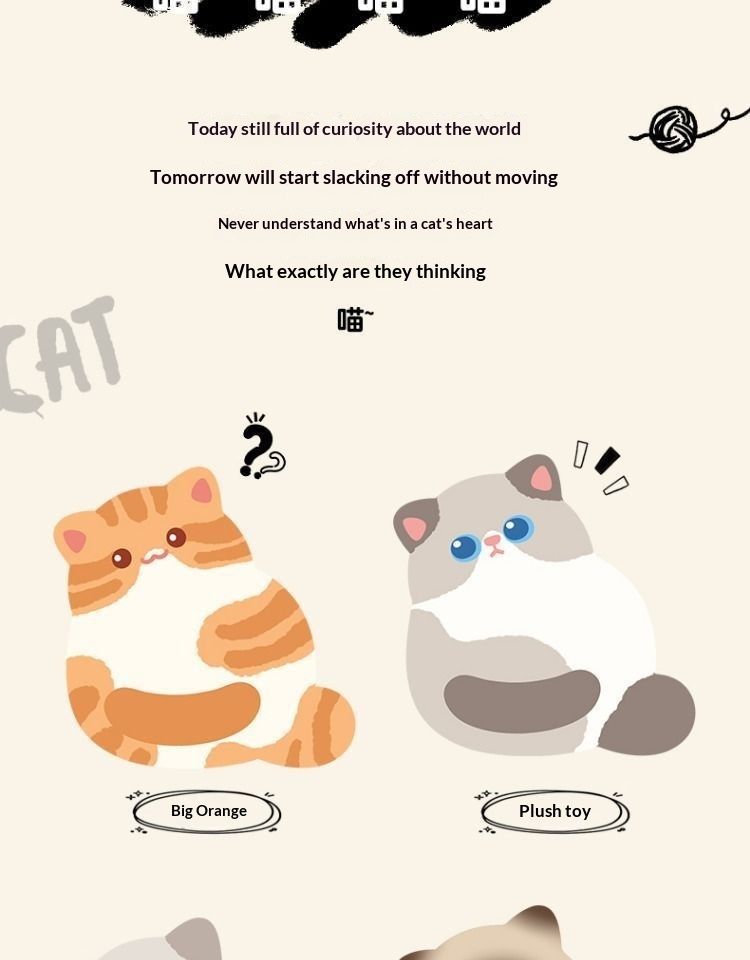 NeoGear NeoGear NeoGear Carino, resistente allo sporco, supporto per il polso, tappetino per mouse 3D, semplice e portatile, piccolo gatto arancione, scrivania da ufficio, fascia alta_voghion.com