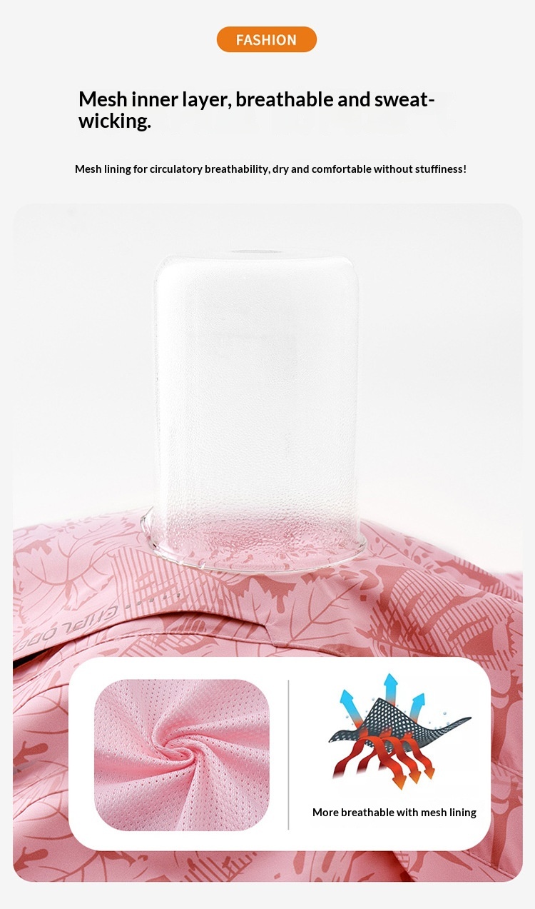 Erkek Çocuk Kadın İlkbahar Sonbahar Kış Üçü Bir Arada Çıkarılabilir Rüzgar Geçirmez Su Geçirmez Yürüyüş Kayak Ceketi Erkek Polar Astarlı Kalınlaştırılmış_voghion.com