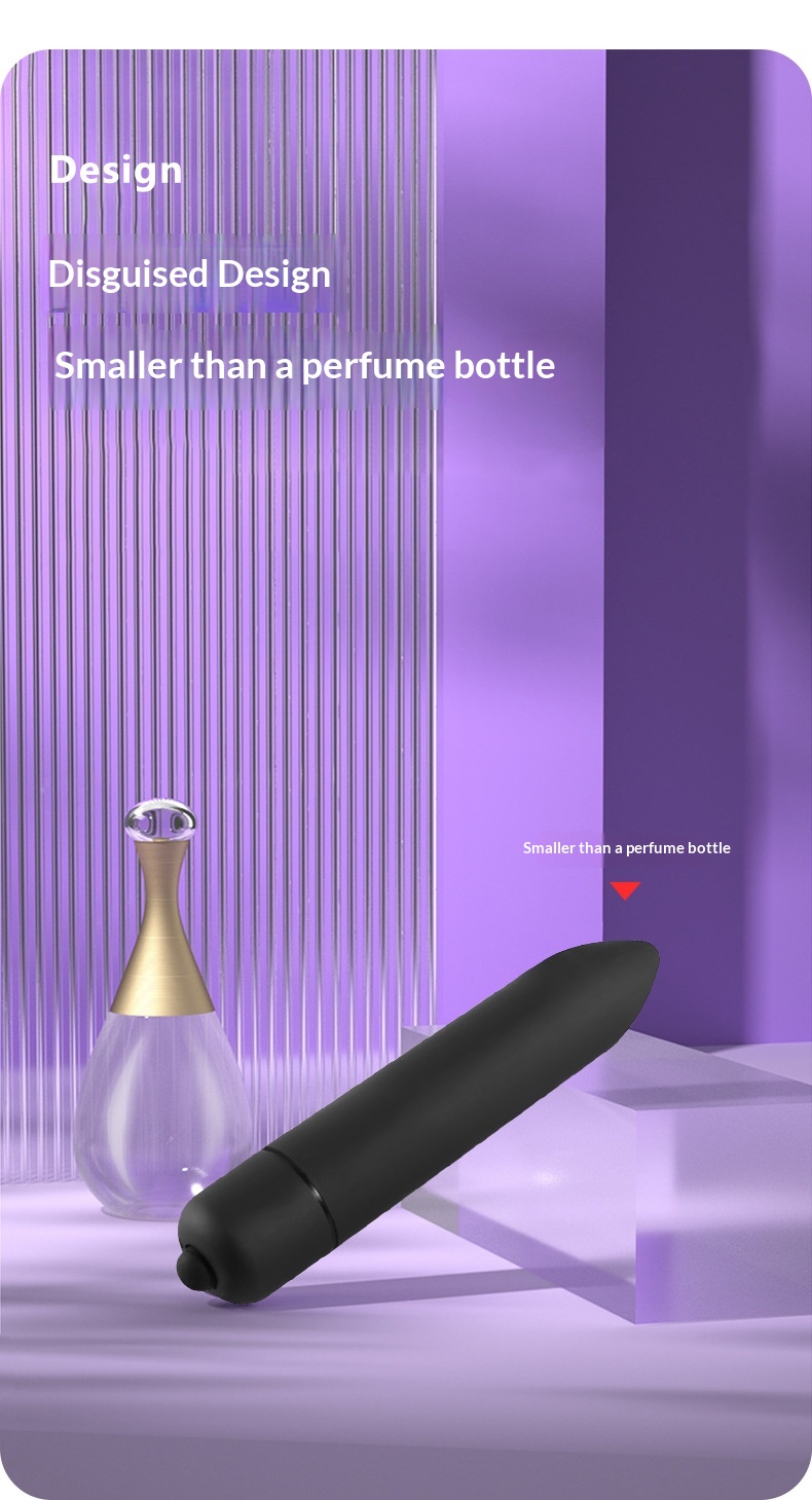 Eros Lab Mini Zehn-Frequenz-Vibrator, spitz, matt, lang, kugelförmig, für Frauen, Masturbator, Sexspielzeug für Erwachsene_voghion.com