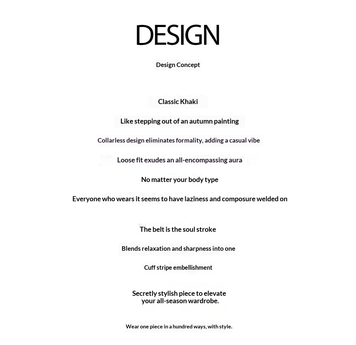 Damenbekleidung: Trenchcoat im Vintage-Stil mit Stehkragen, gestreiften Ärmeln, lockerer Passform, figurformend, hochwertig, lange Jacke_voghion.com