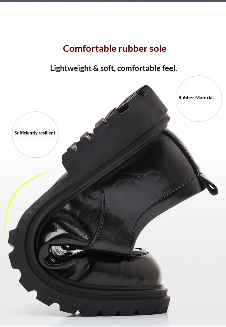 WalkPrime Leather New Business Formal British Style Casual Brogue Black Men's Live Wedding Groom Shoes_voghion.com