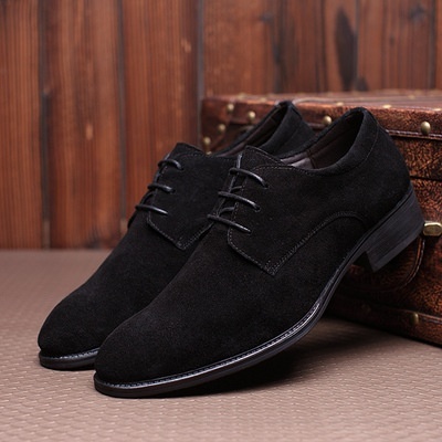 Scarpe casual retrò basse in pelle scamosciata stile britannico da uomo Voyage, di grandi dimensioni, traspiranti e resistenti all'usura_voghion.com