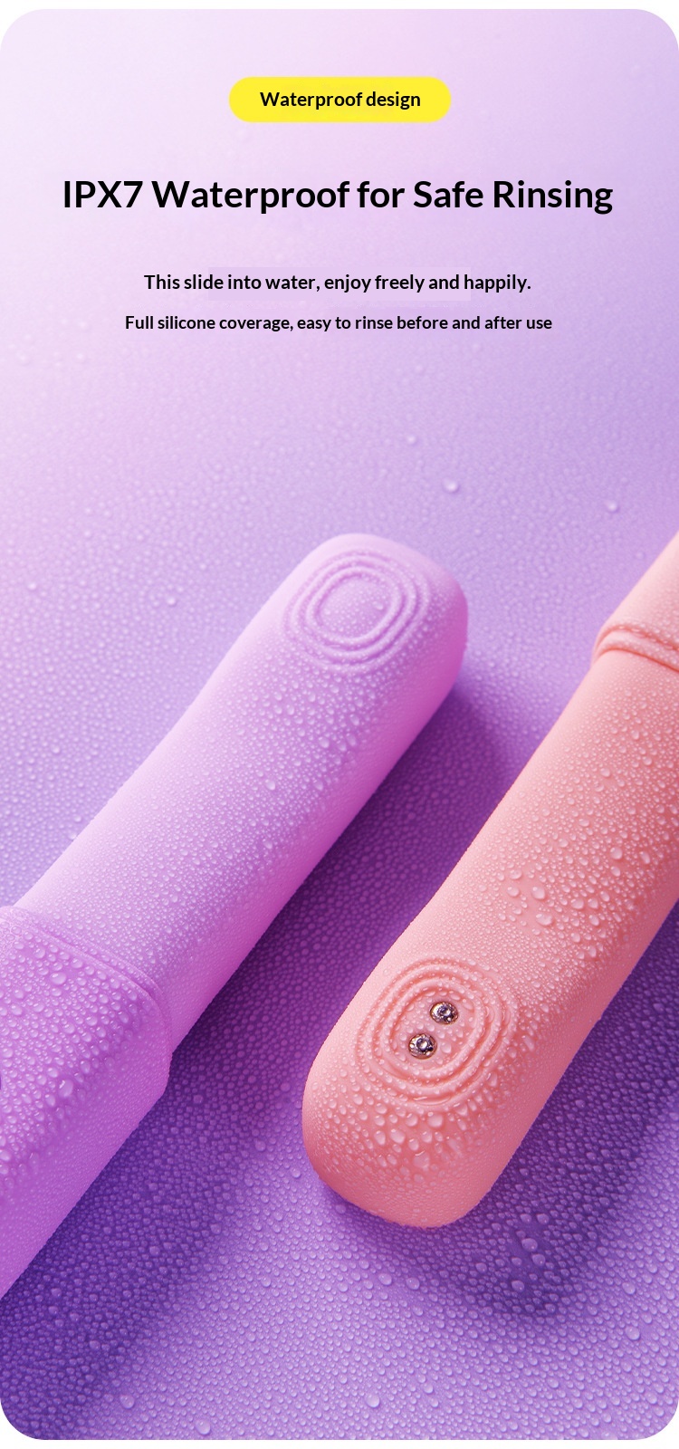 Eros Lab ROSELEX Vibratore morbido a coniglio, riscaldamento elettrico a dieci frequenze, masturbazione femminile, orgasmo del punto G, compatto e portatile_voghion.com