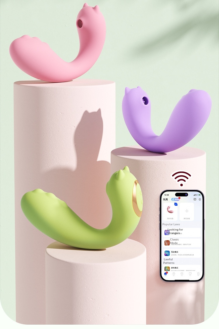Eros Lab Little Monster Sucking Vibrating Egg G-Spot Orgasm Remote Control Vibratore indossabile Giocattolo sessuale femminile per adulti Masturbazione_voghion.com