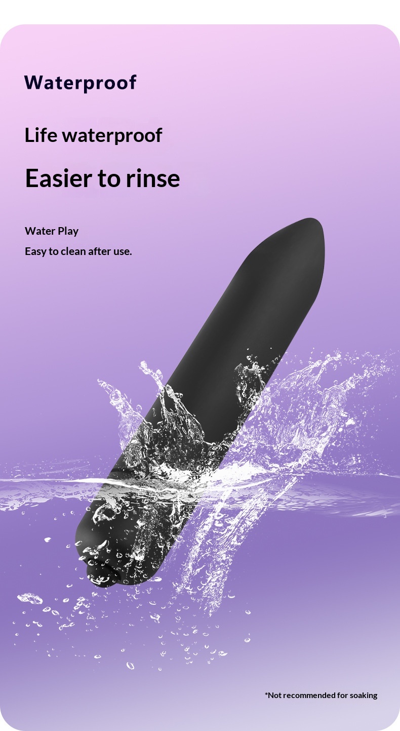 Eros Lab Mini Zehn-Frequenz-Vibrator, spitz, matt, lang, kugelförmig, für Frauen, Masturbator, Sexspielzeug für Erwachsene_voghion.com