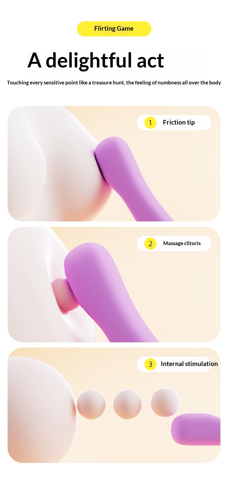 Eros Lab ROSELEX Vibratore morbido a coniglio, riscaldamento elettrico a dieci frequenze, masturbazione femminile, orgasmo del punto G, compatto e portatile_voghion.com