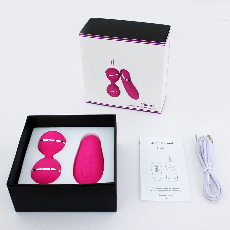 Eros Lab Silicone Shrinkable Vaginal Ball Flirting Wireless Remote Control Vibrator Adult Products Export_voghion.com