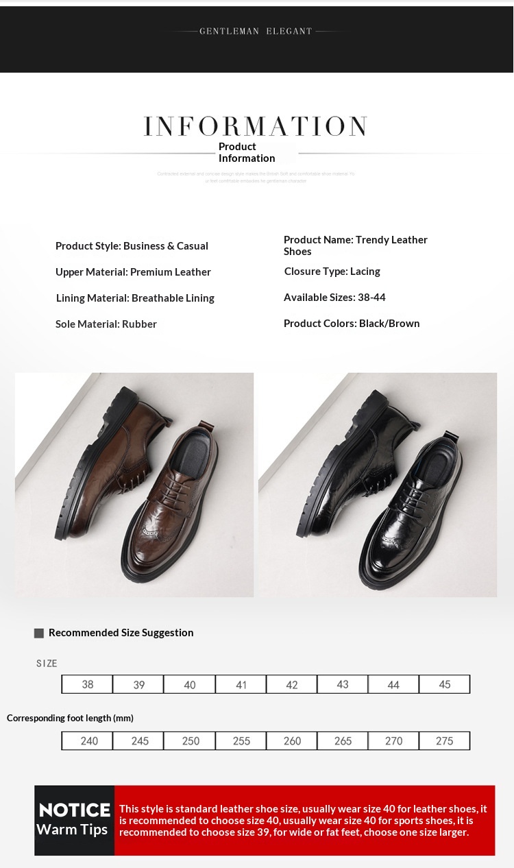 WalkPrime Leather New Business Formal British Style Casual Brogue Black Men's Live Wedding Groom Shoes_voghion.com