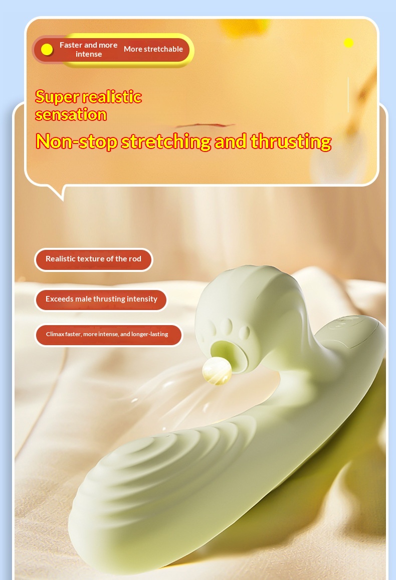 Eros Lab Out-of-control Vibrator For Women Automatic Thrusting Heating Telescopic Adult Little Red Book Hot-selling Cat Fun Stick_voghion.com