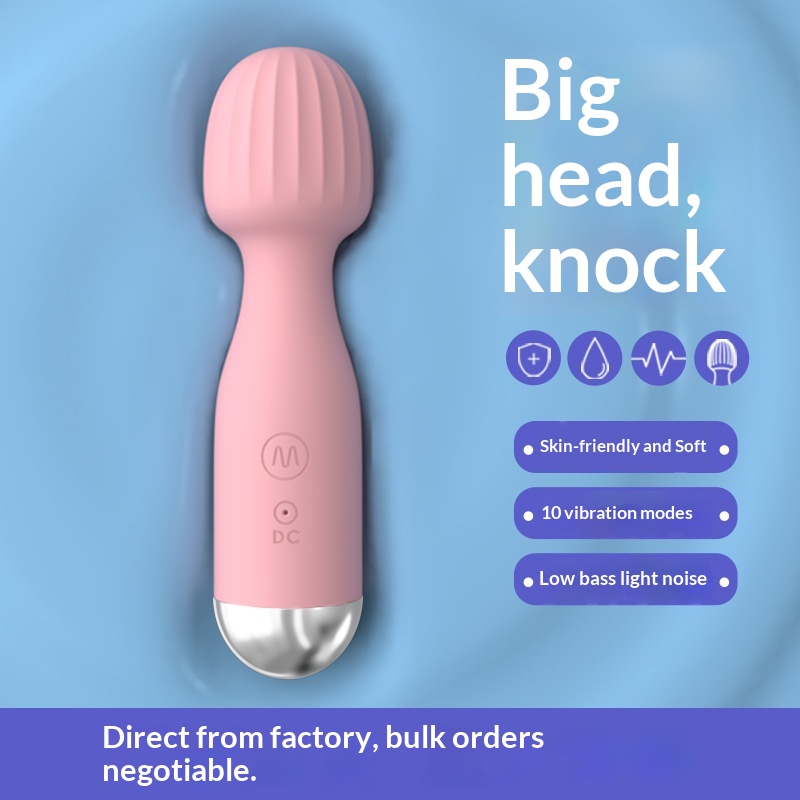 Eros Lab Ruyi Mini Strong Vibration AV Vibrator Multi-frequency Instant Climax Female Masturbator Massager Adult Products Direct_voghion.com