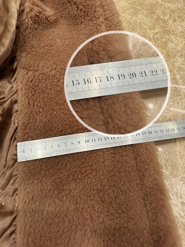 2024 Women's Clothing Women's Bear Coat For Women, Loose Fit Teddy Jacket, MAX Parent Style Winter Wear, Fur Grain Sheep Wool Integrated_voghion.com