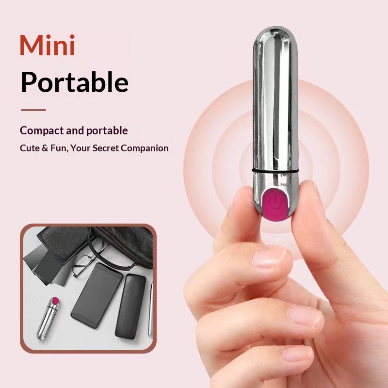 Eros Lab Rechargeable Bullet Vibrator Mini Masturbator For Women Waterproof Multi-frequency Vibrating Stick USB Charging Sex Toy_voghion.com