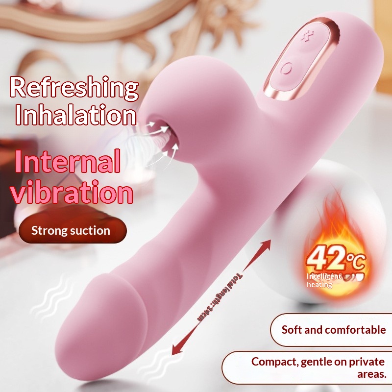 Eros Lab Hengqu-GALAKU Milly Vibratore Rosa Succhiatore Intelligente Riscaldamento Sesso Masturbazione Femminile Apparecchio-Hengqu_voghion.com