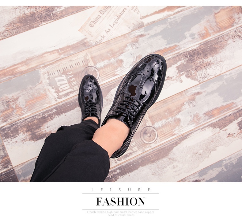 WalkPrime 2025 – Trendige spitze Brogues für Herren, grenzenlose Lederschuhe in großen Größen_voghion.com