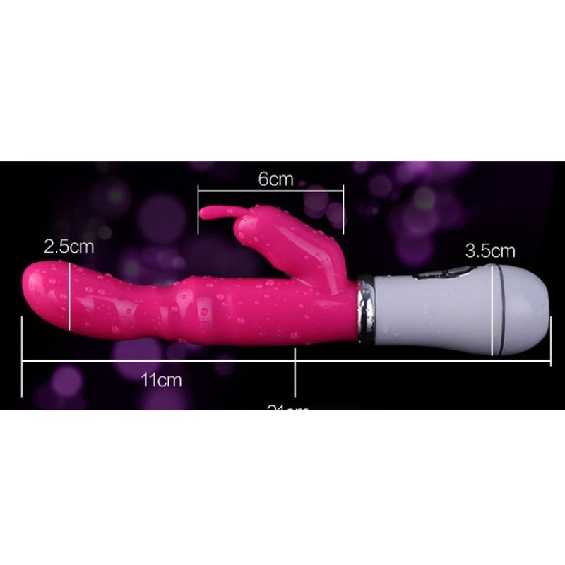 Eros Lab Rabbit Vibrator Rechargeable G-Spot Dual Vibration Thrusting Massager Female Masturbator Electric Sex Tool Supplies_voghion.com
