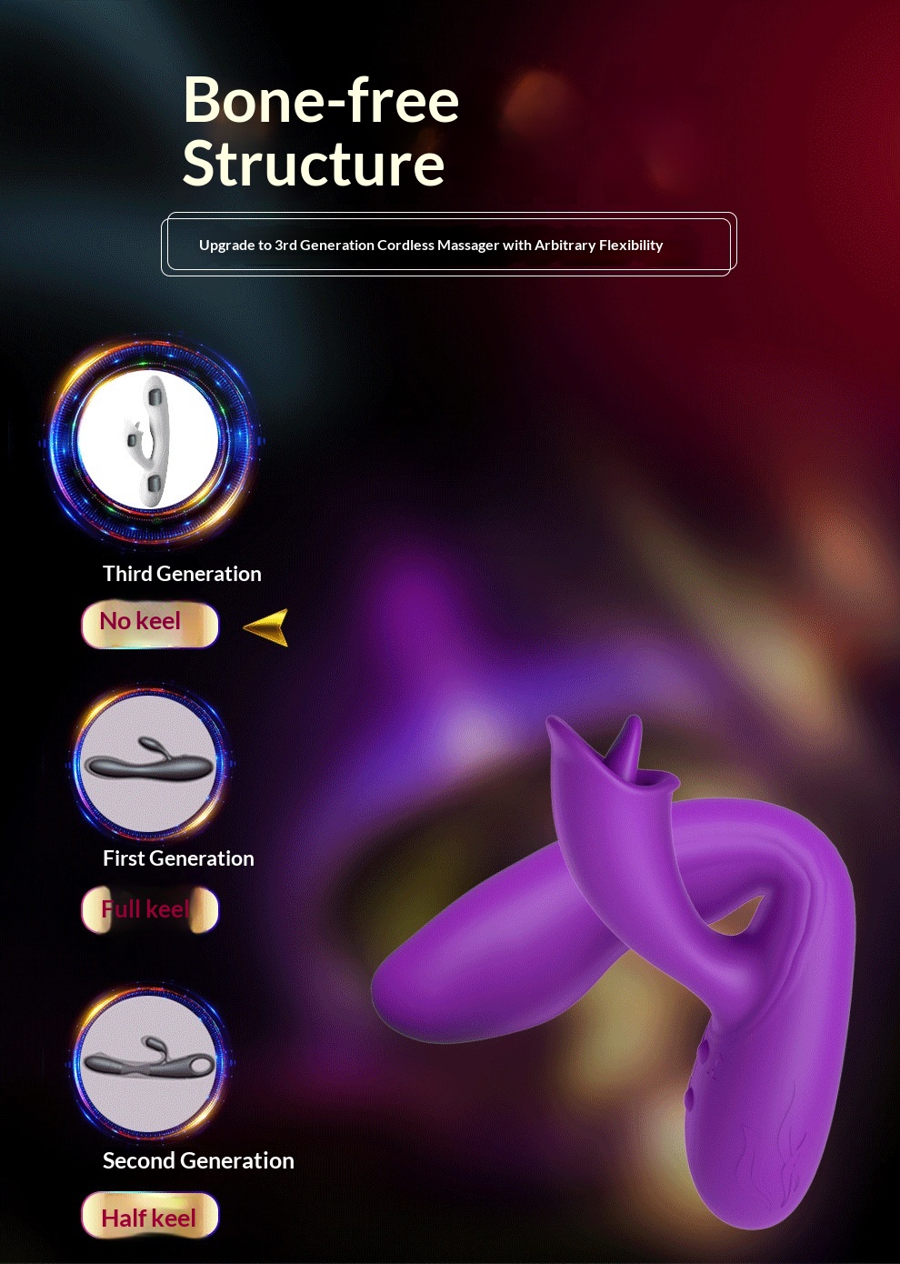 Eros Lab Luvnfun UK Aibisi Vibratore Telescopico a Dieci Frequenze Riscaldamento Automatico Prodotti per Adulti Dispositivo di Masturbazione_voghion.com