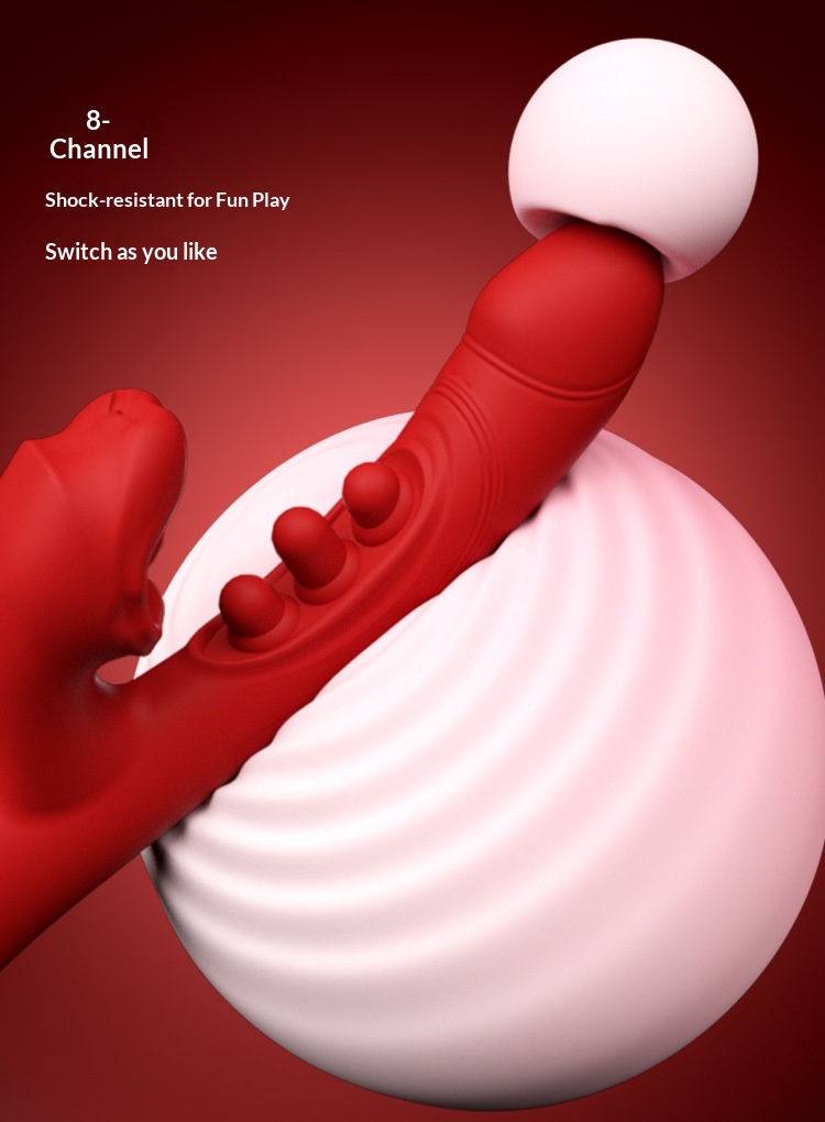 Eros Lab Musical Note Stick Tongue Licking Mouth Biting Vibrator Female Masturbator Strong Vibration Orgasm Handheld Sex Toy_voghion.com