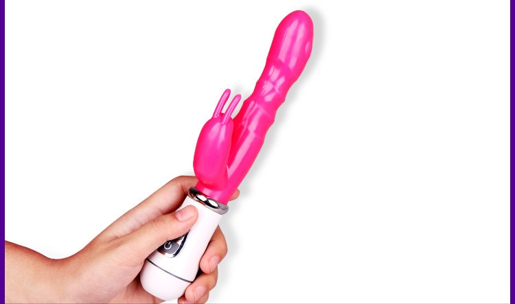Eros Lab Rabbit Vibrator Rechargeable G-Spot Dual Vibration Thrusting Massager Female Masturbator Electric Sex Tool Supplies_voghion.com
