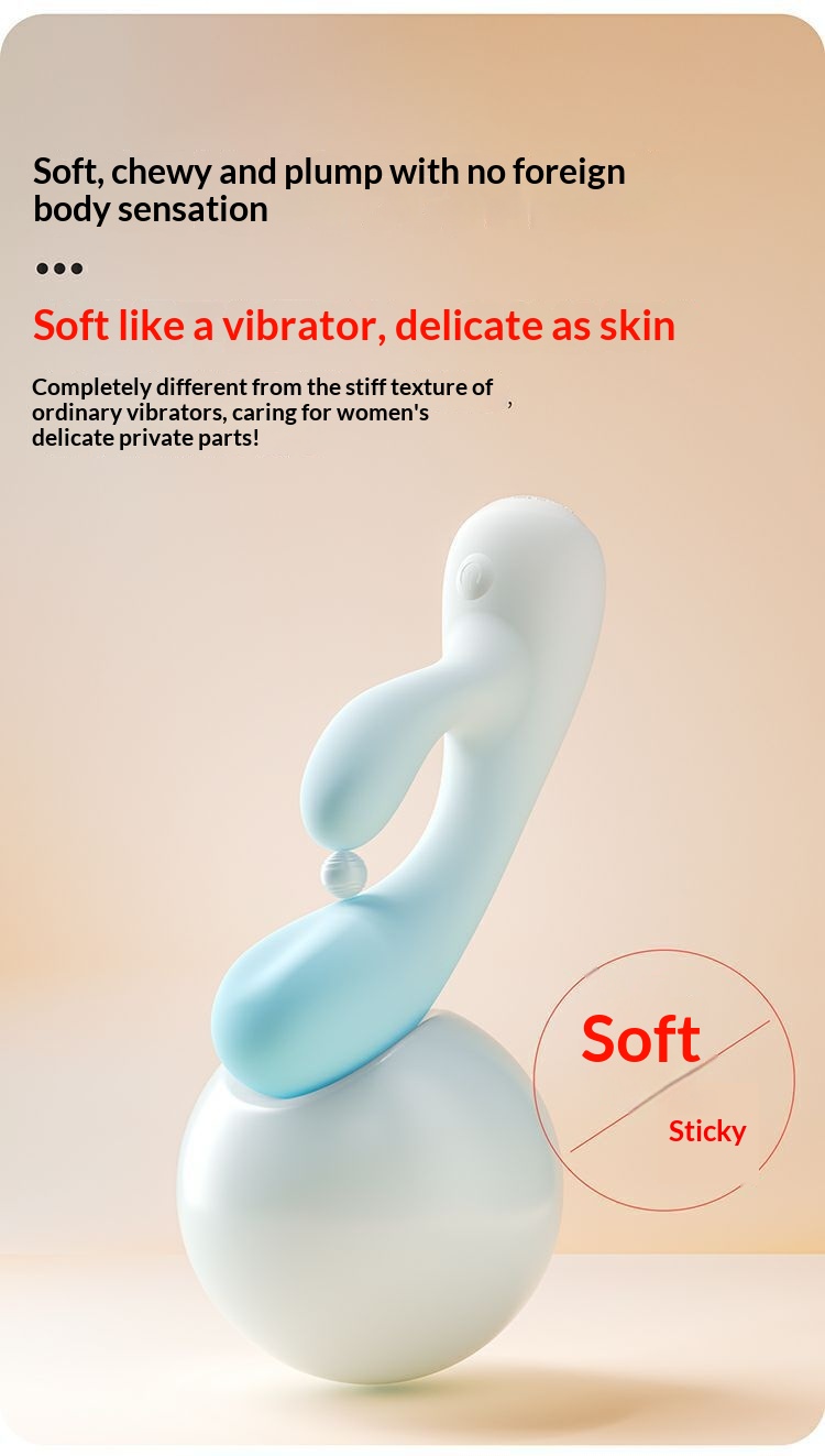 Eros Lab Shy Nuo Air Vibrateur à tête souple avec télécommande et double vibration pour massage féminin_voghion.com
