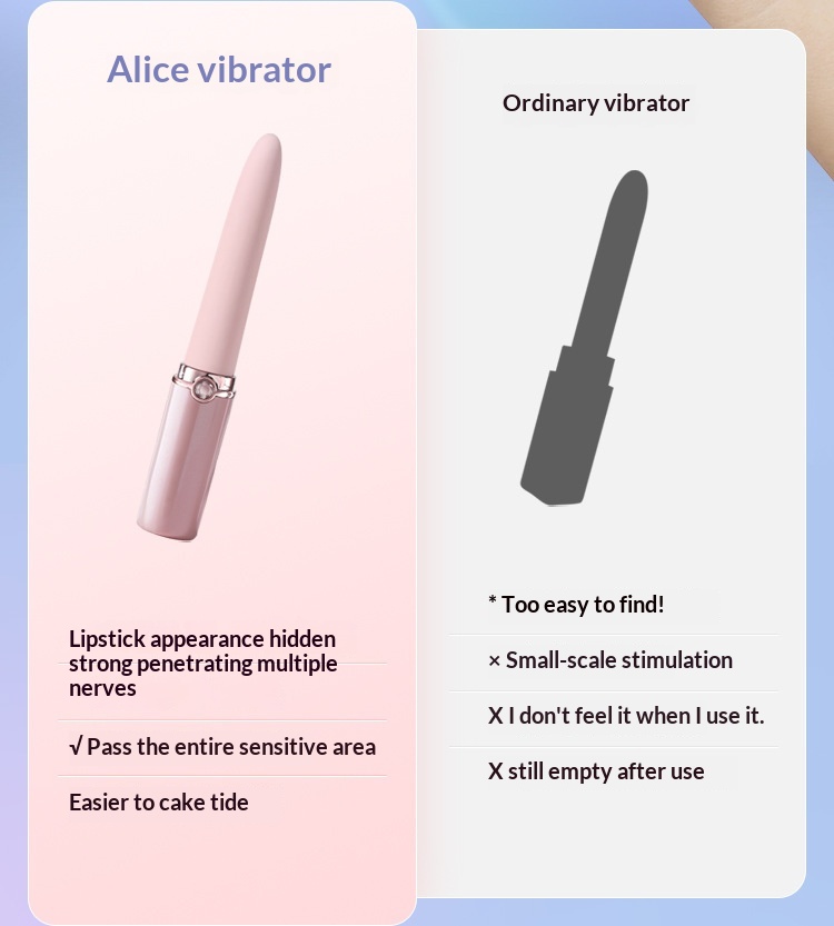 Eros Lab Ji Yu Alice Lipstick Mini Vibrator Strong Vibration Silent Masturbator Vibrating Egg Adult Female Massage Sex Toy_voghion.com