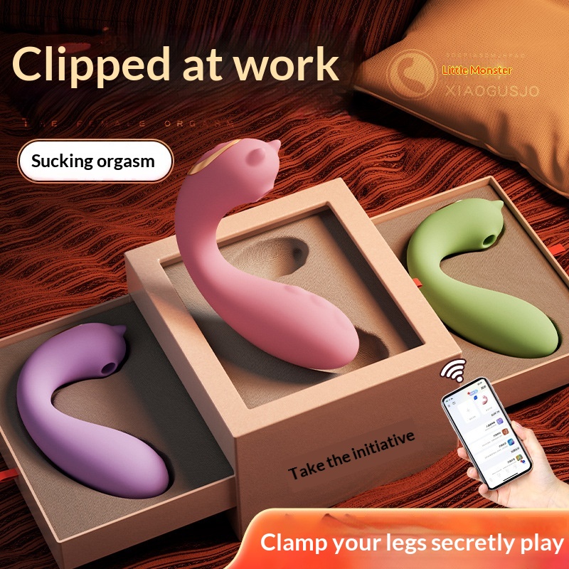Eros Lab Little Monster Sucking Vibrating Egg G-Spot Orgasm Remote Control Vibratore indossabile Giocattolo sessuale femminile per adulti Masturbazione_voghion.com