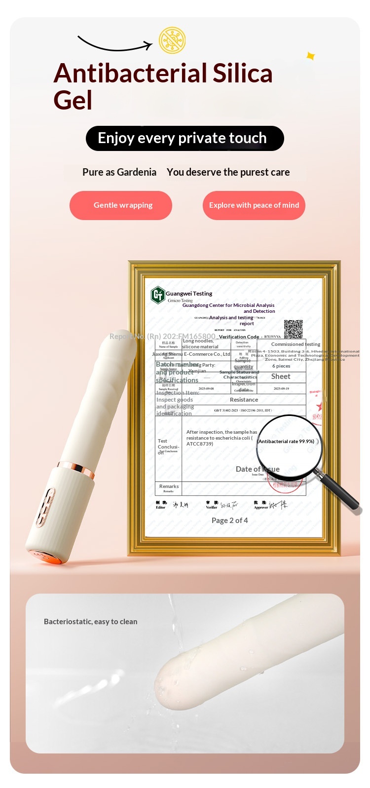 Eros Lab Ji Yu Gardenia Masturbatore femminile automatico telescopico a spinta con vibratore remoto e giocattolo per adulti_voghion.com