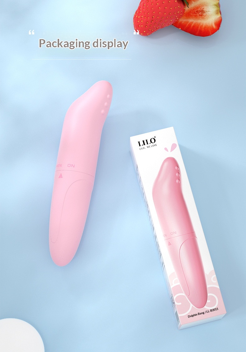 Eros Lab Laile Dolphin AV Vibrator For Women, In-Body Masturbator, Strong Vibration Massage Mini Bullet, Adult Sex Toy_voghion.com
