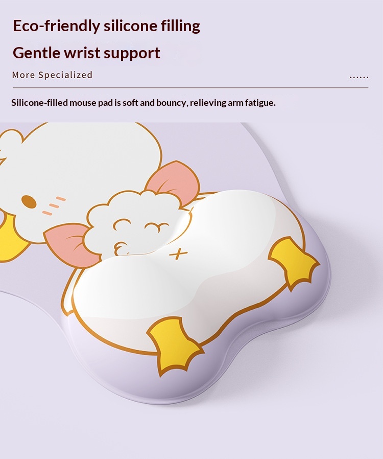 NeoGear NeoGear NeoGear Little Mouse Handschutz Silikon-Tastaturauflage Handgelenkauflage Niedliche Ente_voghion.com