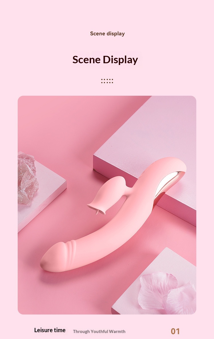 Eros Lab GALAKU Shanni Vibrator Smart Heating Massage Stick Swinging Telescopic Masturbation Female Erotic Adult Products_voghion.com