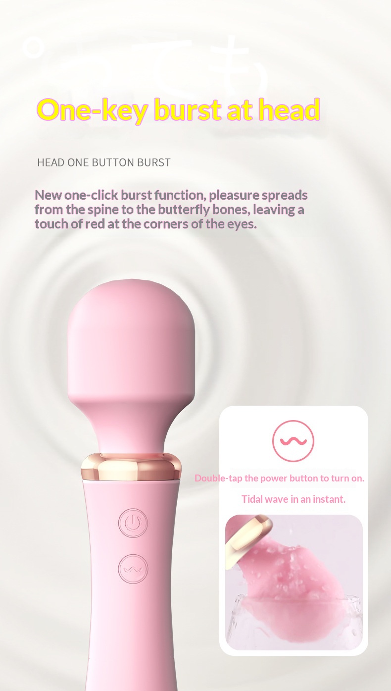 Eros Lab Laile Bastone da massaggio riscaldante a frequenza variabile per adulti, giocattoli sessuali erotici a doppia vibrazione per donne_voghion.com